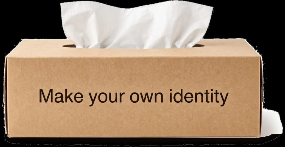 Custom Branded Kraft Brown Tissue Box