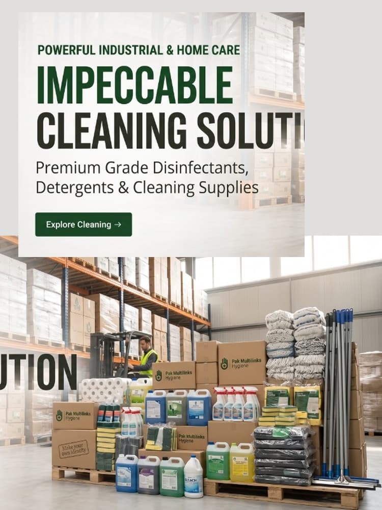 Pak Multilinks Impeccable Cleaning Solution - Premium Grade Disinfectants, Detergents & Cleaning Supplies