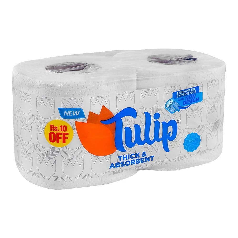 Rose Petal Tulip Twin Toilet Roll
