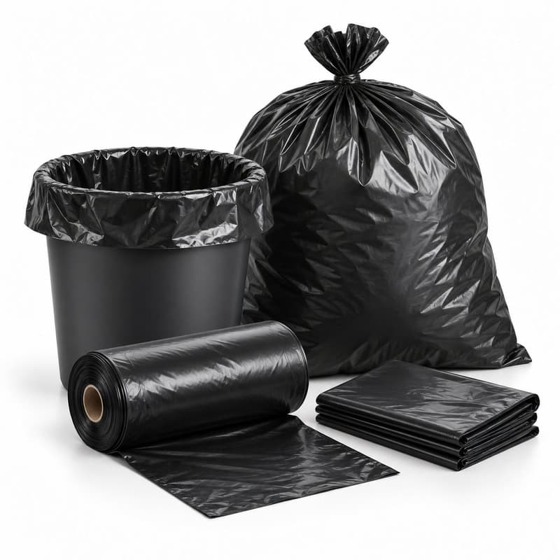 Black Garbage Bags