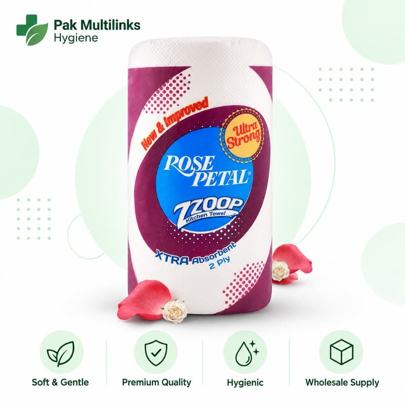 Rose Petal Zzoop Kitchen Towel