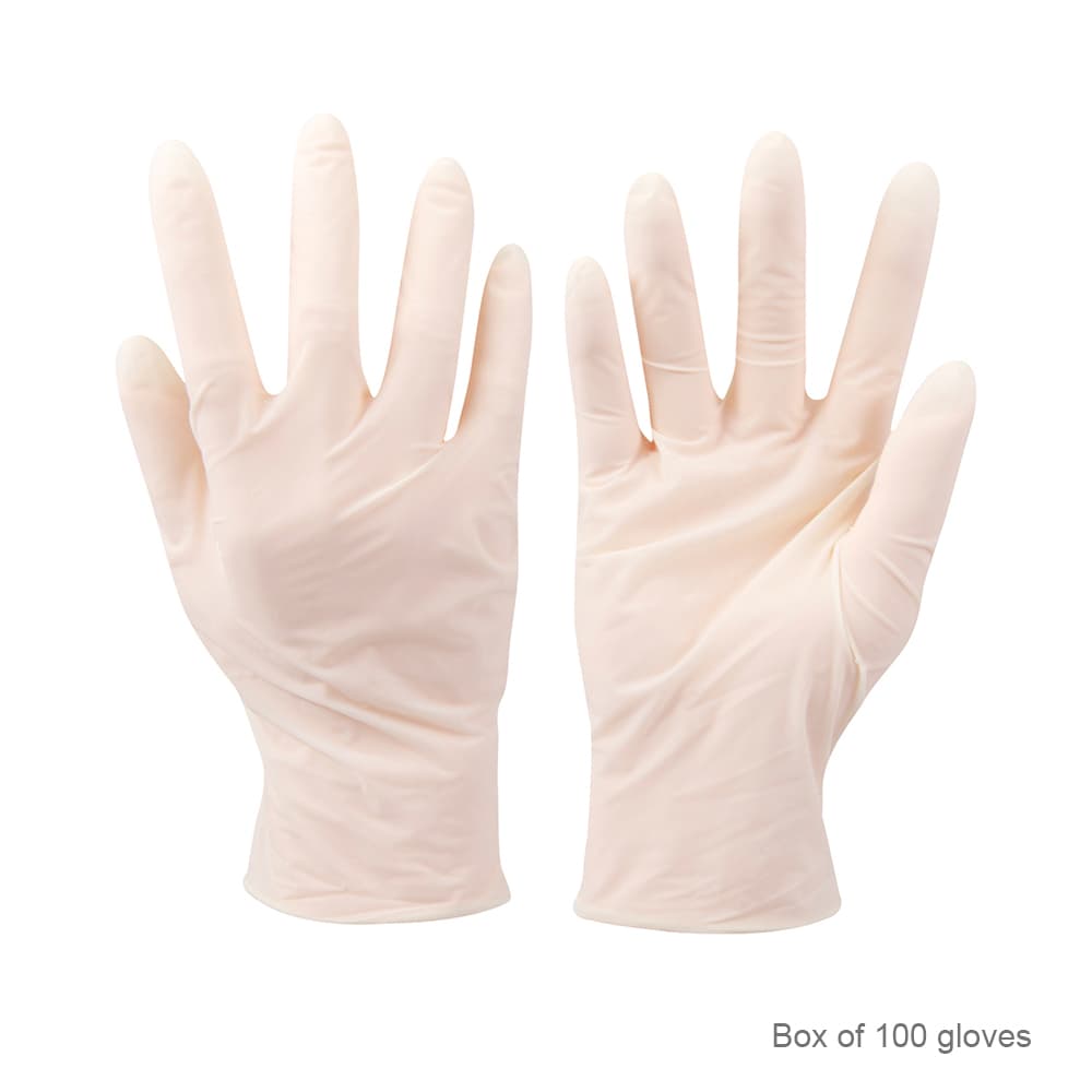 Disposable Latex Gloves 100 Pack