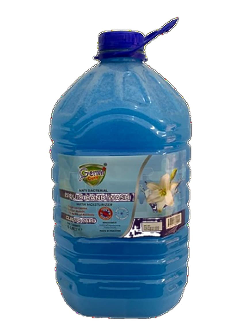 GERMI CURE Hand Wash Liquid 5-Liter Pet Can 5-Different Fragrances 04/Can per Carton