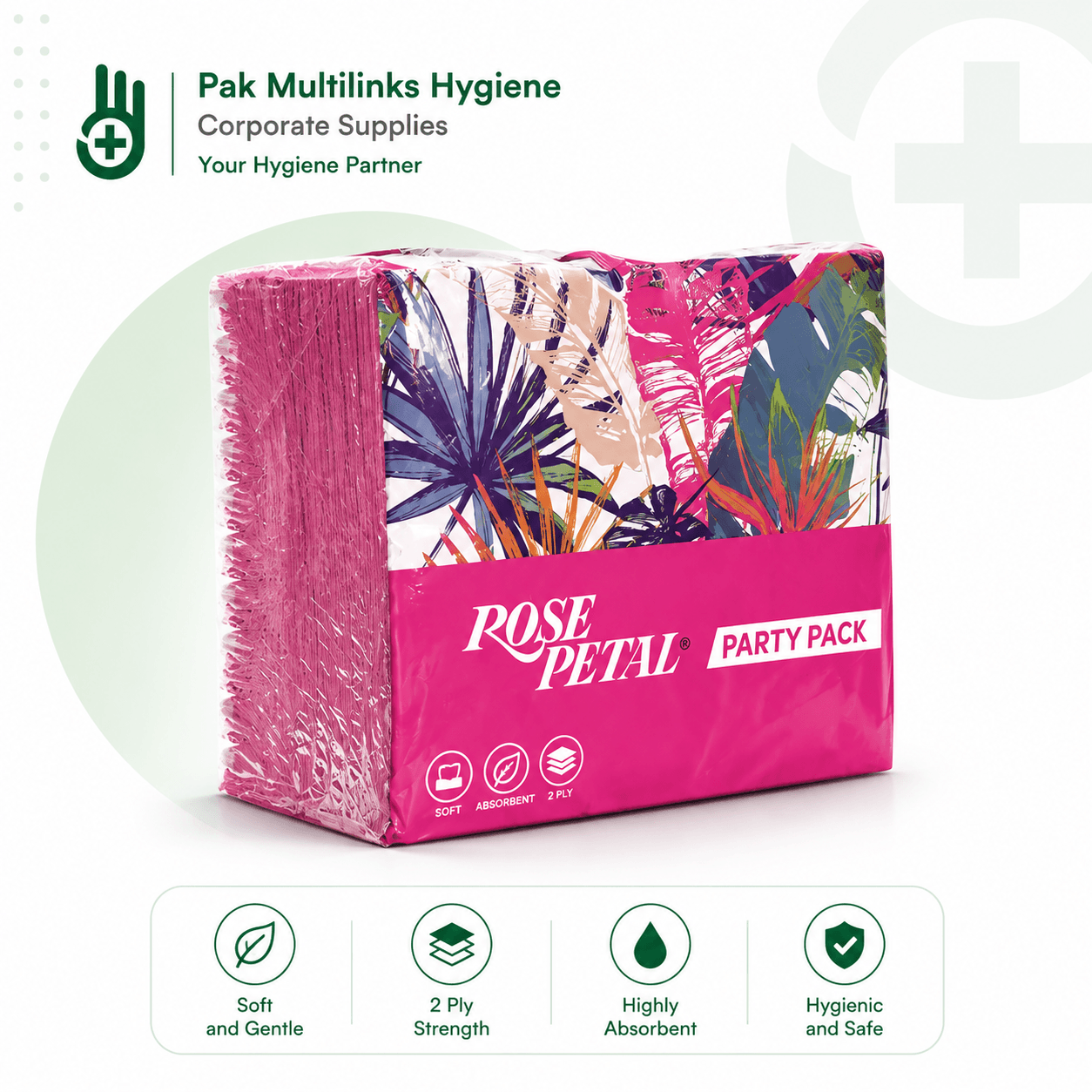 Rose Petal Party Pack Napkins – buy online in Pakistan, event pack