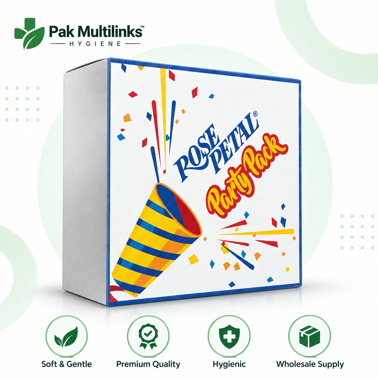 Rose Petal Party Pack soft tissues – buy online in Pakistan, wholesale rate