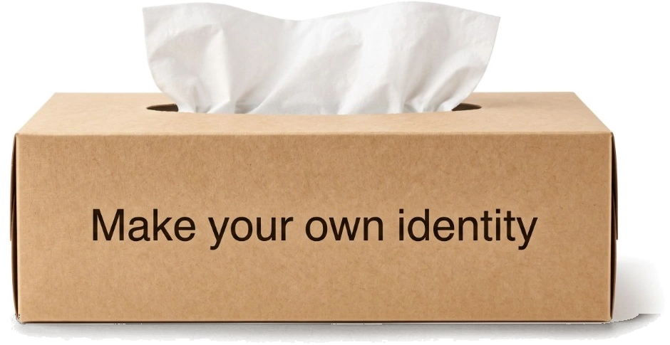 Custom Branded Kraft Brown Tissue Box