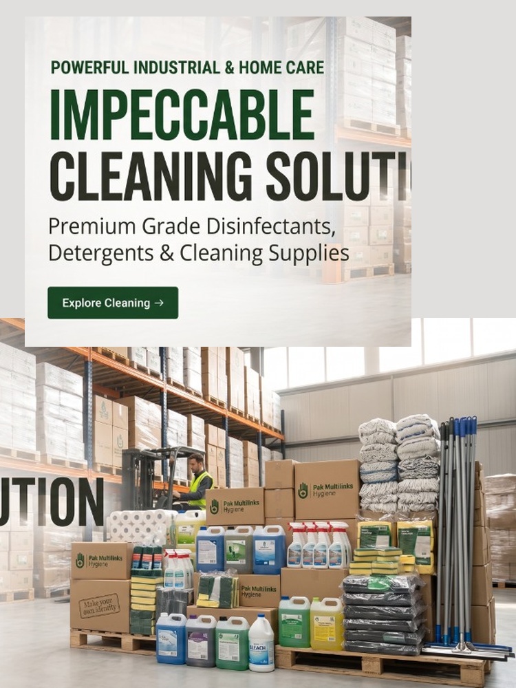 Pak Multilinks Impeccable Cleaning Solution - Premium Grade Disinfectants, Detergents & Cleaning Supplies