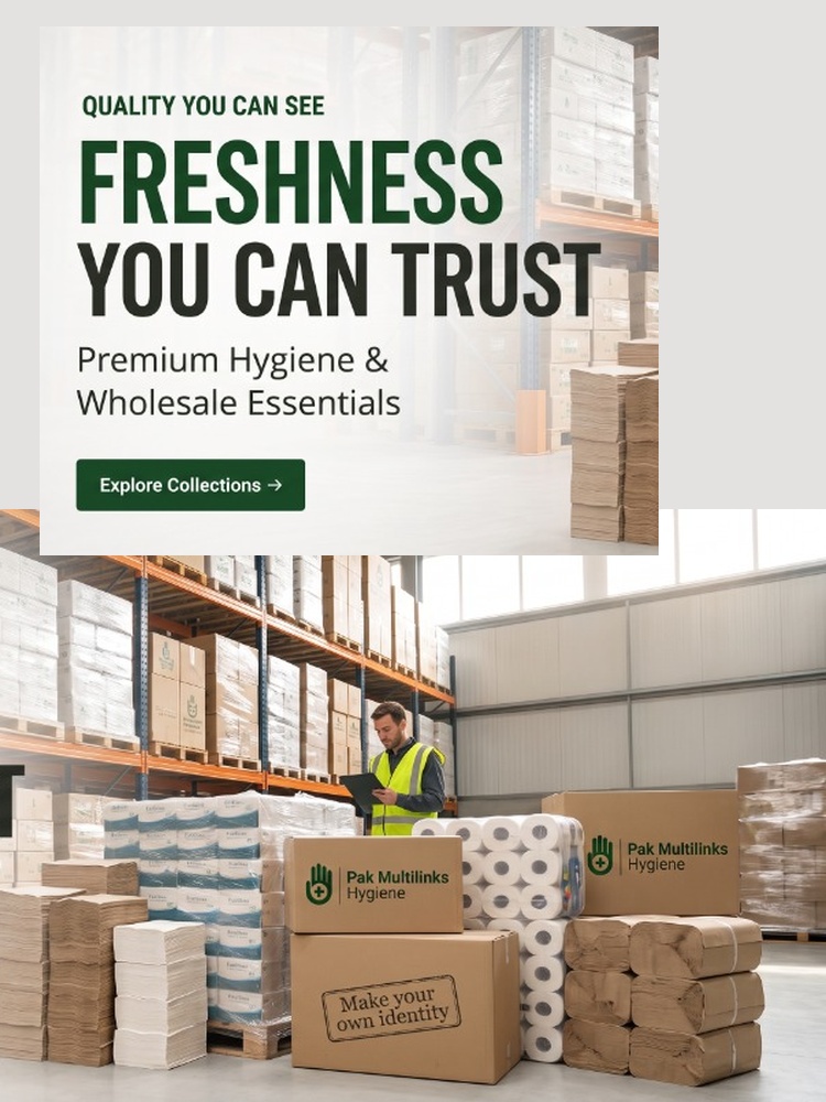 Pak Multilinks Freshness You Can Trust - Premium Hygiene & Wholesale Essentials