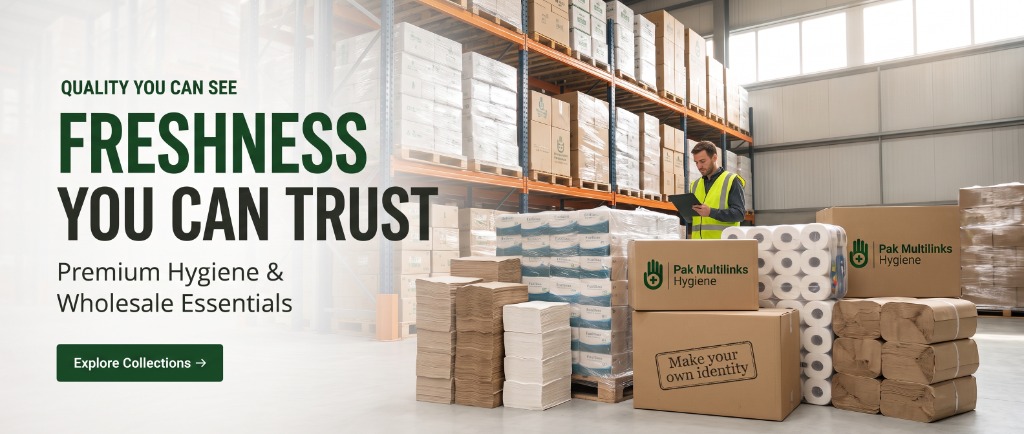 Pak Multilinks Freshness You Can Trust - Premium Hygiene & Wholesale Essentials