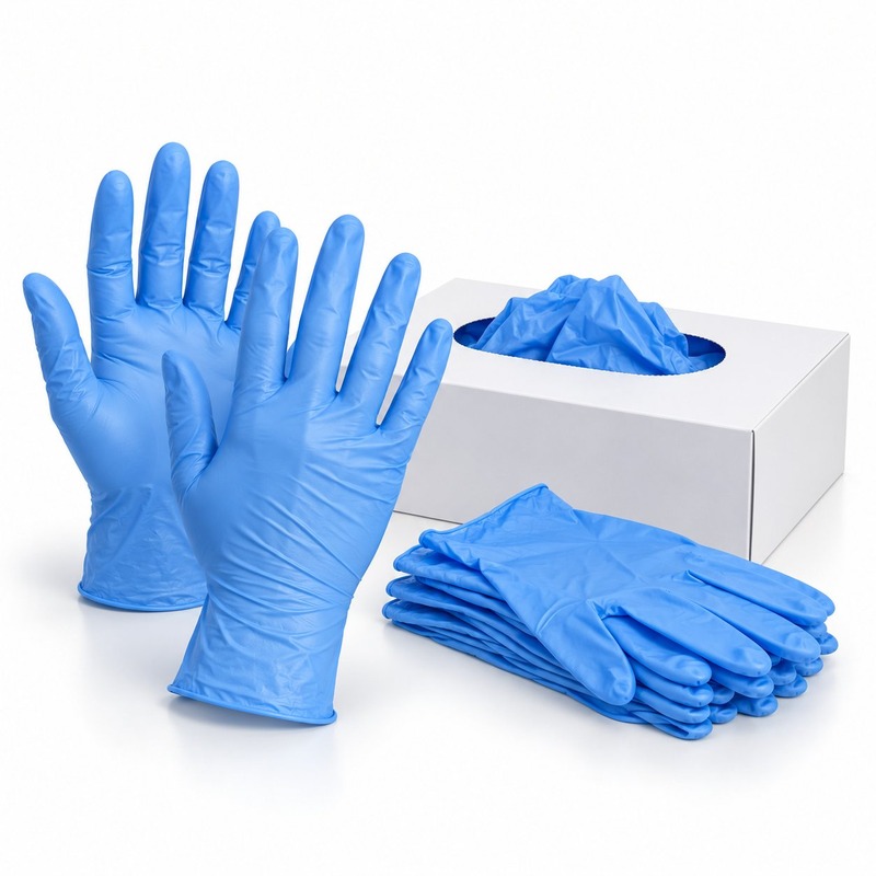 Blue Nitrile Gloves