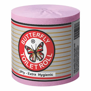 Butterfly Toilet Roll 2 Ply