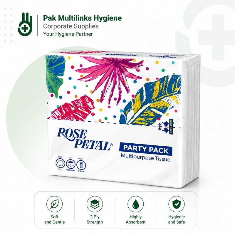 Rose Petal Party Pack Multipurpose Tissue