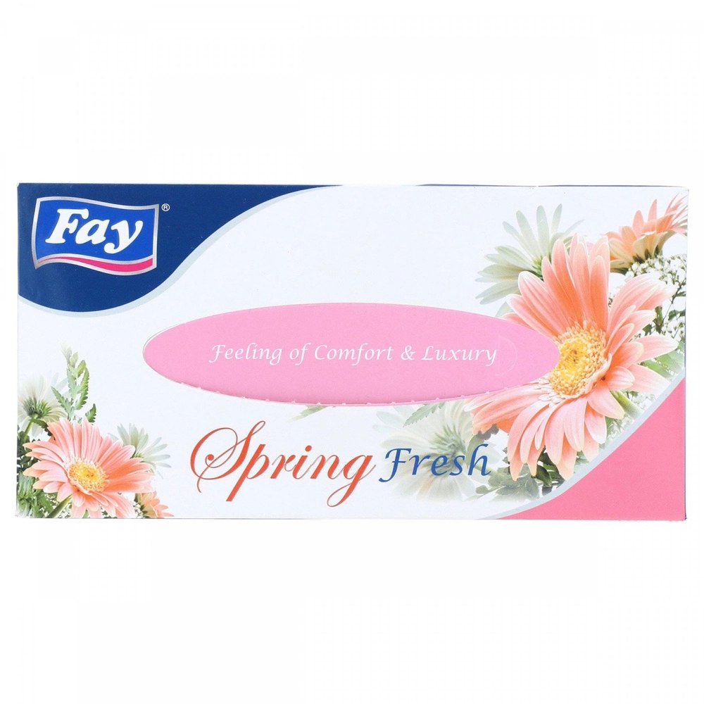 Fay Spring Fresh Facial Tissues 200 Sheets